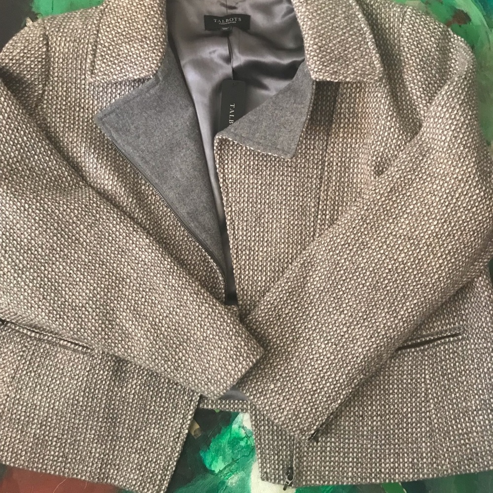 Talbots Wool Tweed Jacket - Picture 7 of 8